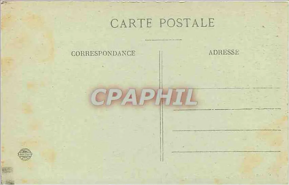 LYON — Fontaine Bartholdi — L. B. - Lyon - Verso