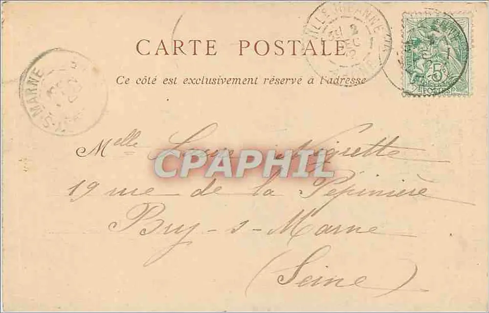 LYON — A Prefeitura — Coleções ND. Fot. - Verso