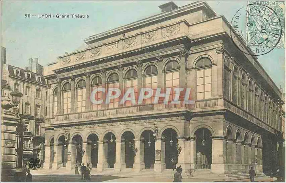 LYON - Grand Théâtre — onbekende uitgever, serie-nummer 50 - Voorkant