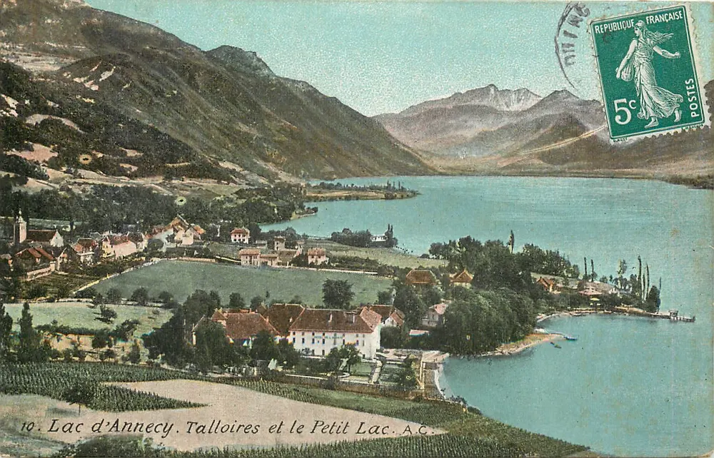 Lac d'Annecy. Talloires et le Petit Lac — A.C. — éditeur A.C. - Recto