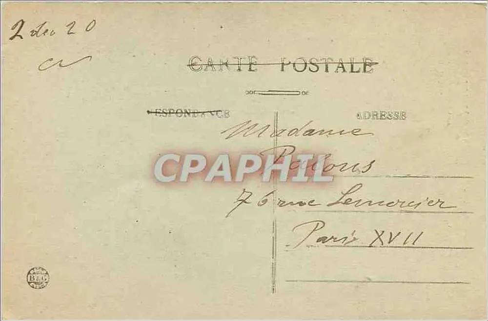PLOUGASTEL-DAOULAS — Calvaire de 1602 — Le Doaré, phot. Châteaulin - Verso