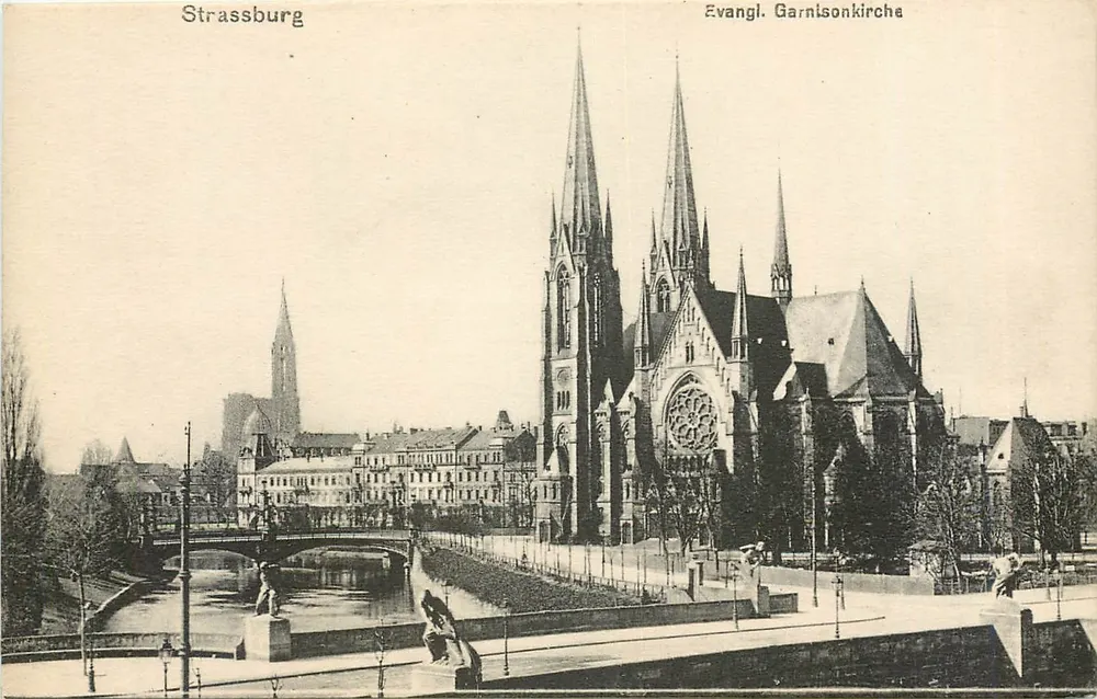 Strasbourg — Igreja evangélica de garnison — editor não identificado - Frente