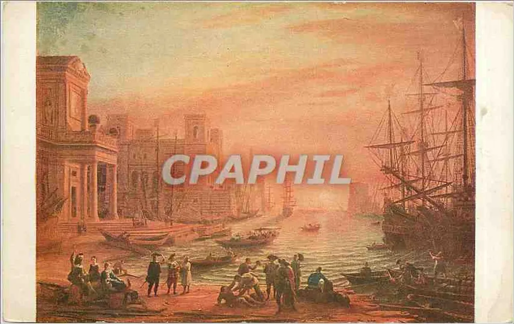 Hafen am Sonnenuntergang — Claude Gelle genannt Claude Lorrain (1600-1682) — Les Éditions Nollet, Paris - Vorderseite