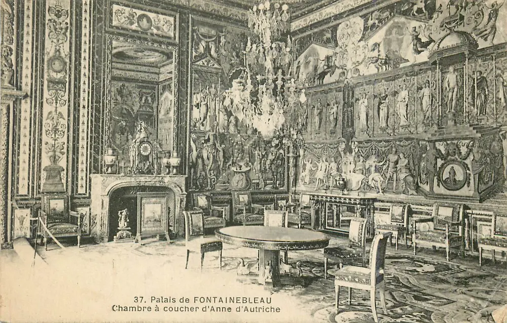 Schlafzimmer von Anne von Österreich — Schloss Fontainebleau — n°37 - Vorderseite
