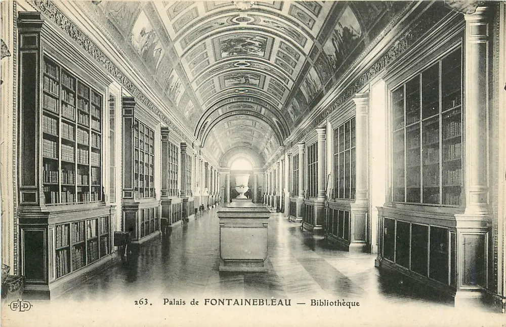 Paleis van FONTAINEBLEAU — Bibliotheek - Voorkant