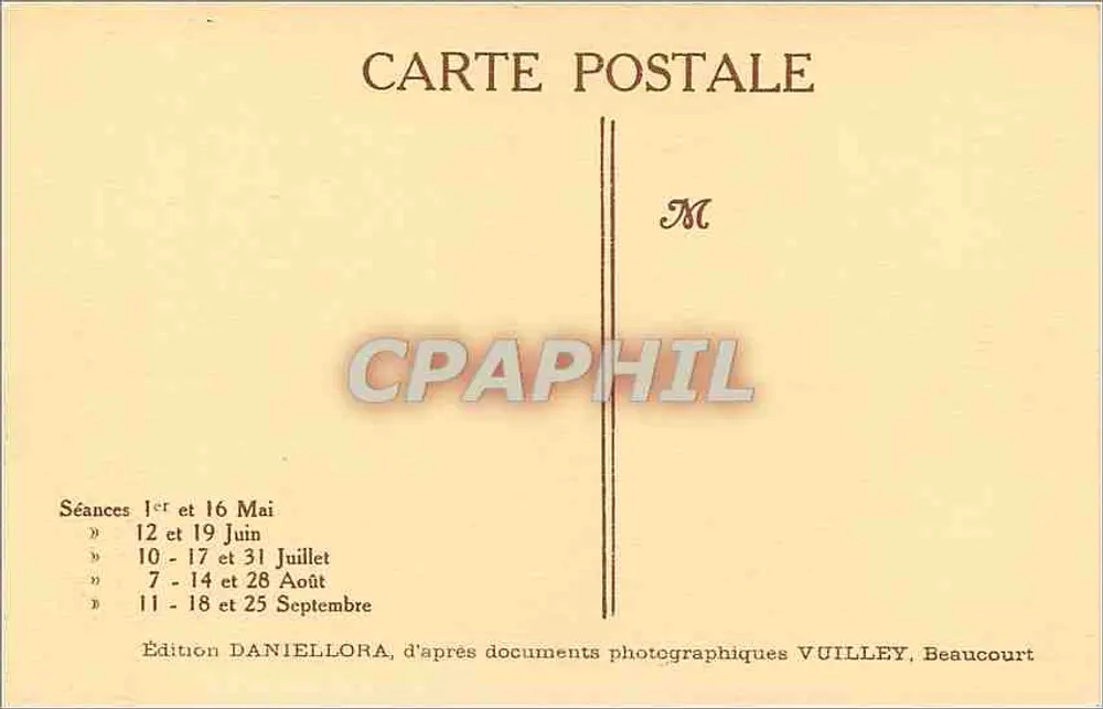 Die Passion in Beaucourt - Territorium von Belfort — Saul will David mit seinem Speer durchbohren — Edition Daniellora - Rückseite