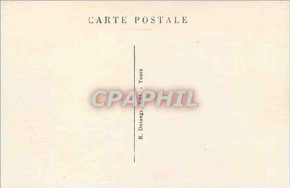 Chenonceaux (Loire-et-Cher) - O Castelo. A Avenida. - R. Dorange - Verso
