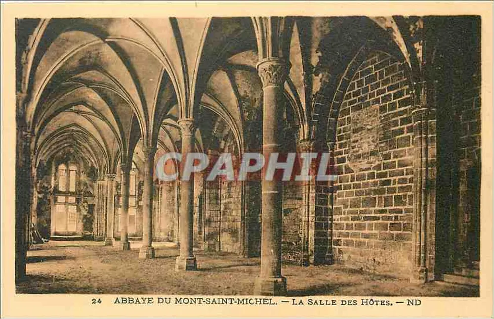 Abbaye du Mont-Saint-Michel — La Salle des Hôtes — ND - Recto