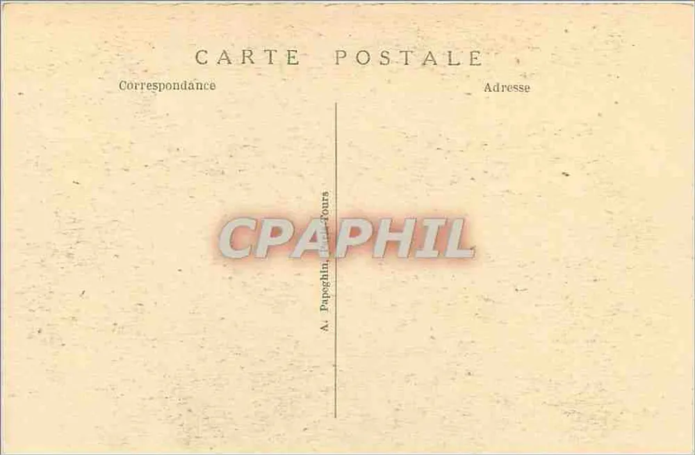 Chambord — Le Château — Sommet d'une Tour du Donjon — A.P. - Verso