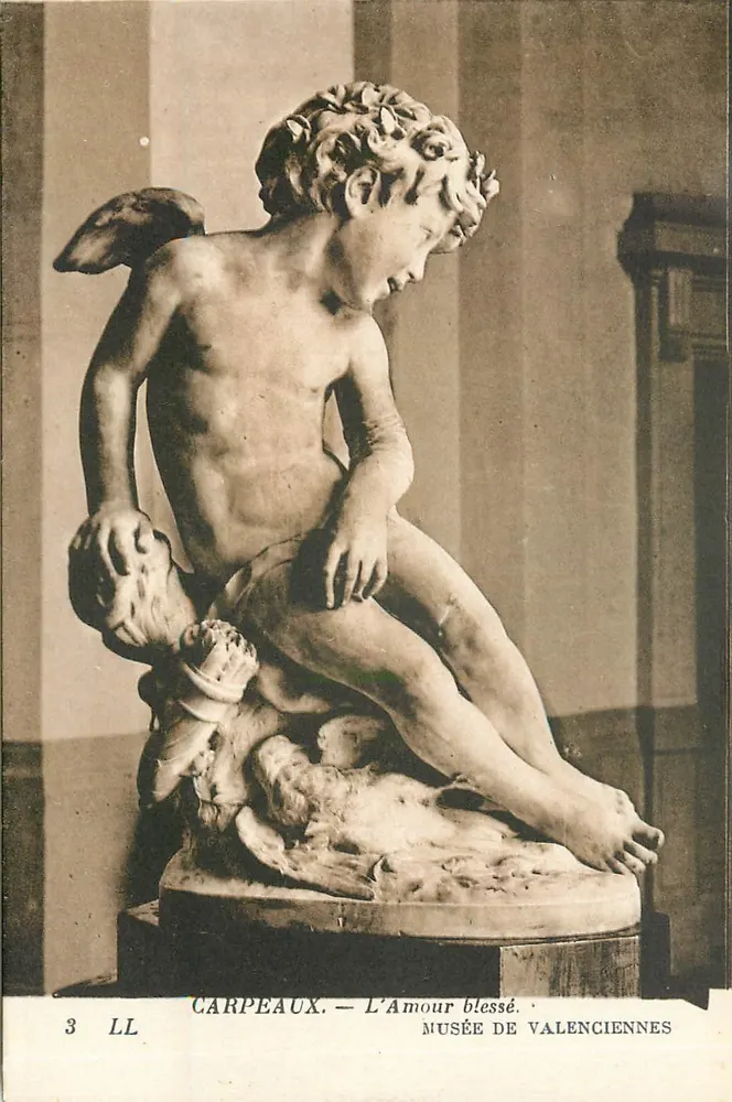 L'Amour blessé — sculpture de Carpeaux — Musée de Valenciennes - Recto