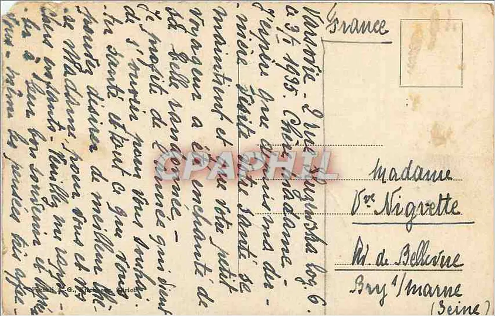 Trümmelbach — Oberer Kessel — J. Grassard, Suíça - Verso