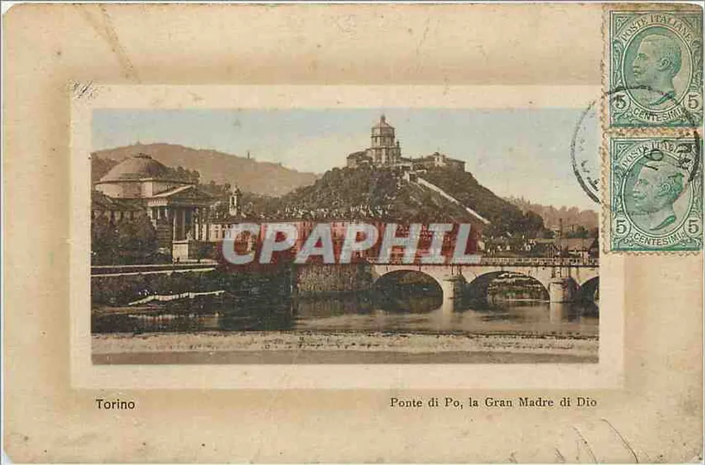 Turin — Po-Brücke, die Gran Madre di Dio — Edition H. Guggenheim & Co., Zürich - Vorderseite