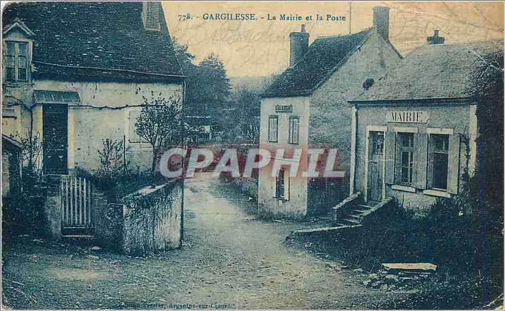 GARGILELLE - The Town Hall and Post Office — Publisher: Argenton-sur-Creuse, No. 778 - Front