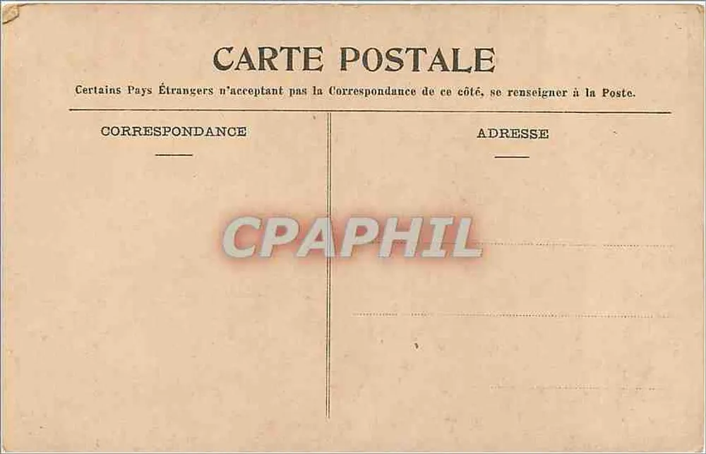 Lourdes - O Pic du Jec — editor A.B. Huguenot, Grenoble, n°11 - Verso