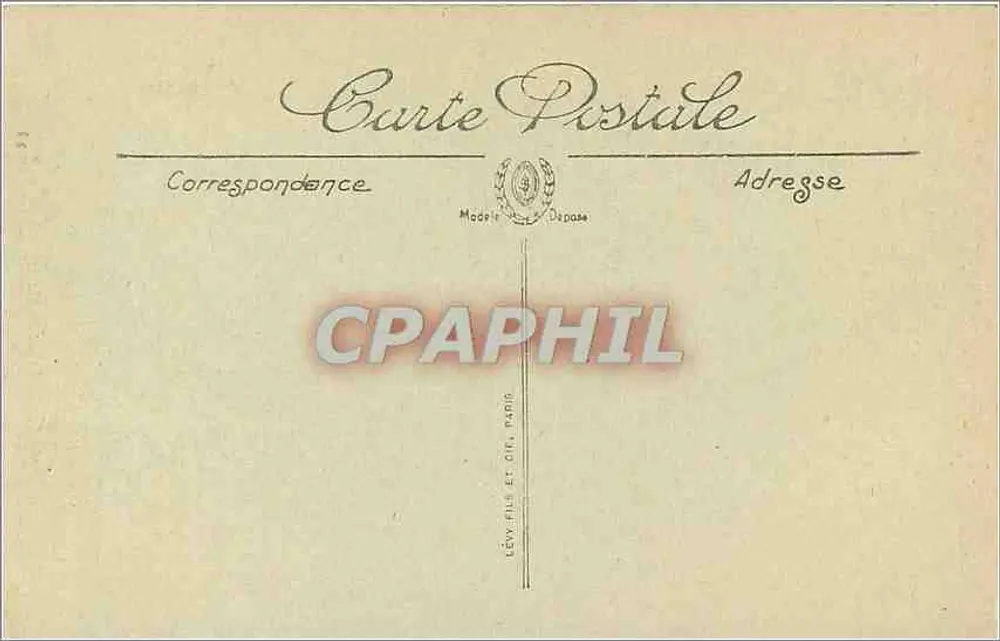 Lourdes — La Basilique et le Gave — L.L. — n° 317 - Verso