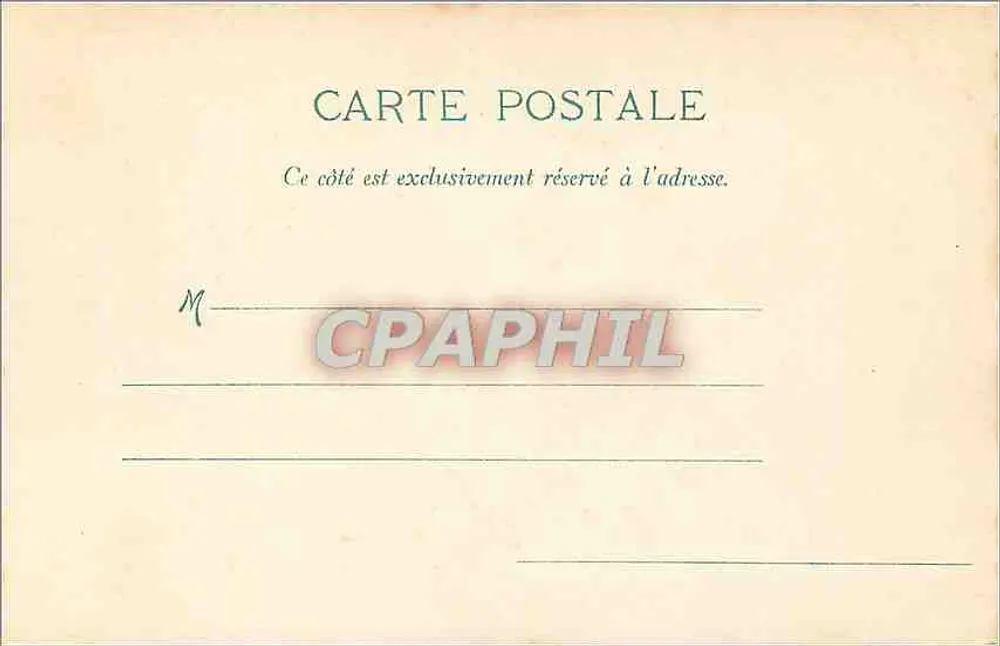 Monte Carlo — Casino — Edição Gour Glaser, Leipzig, n°2077 - Verso
