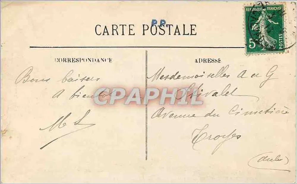 Trouville — Der Strand und das Hotel des Roches Noires — LL. n°37 - Rückseite