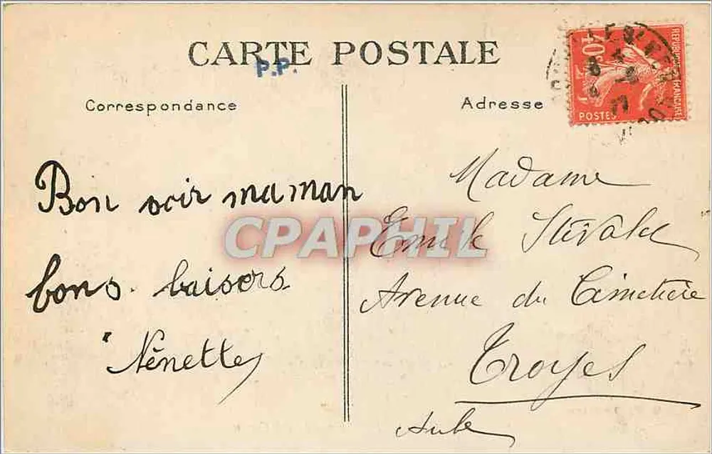 Trouville — Gevel van het Casino — G. F. Le Havre, n° 127 - Achterkant