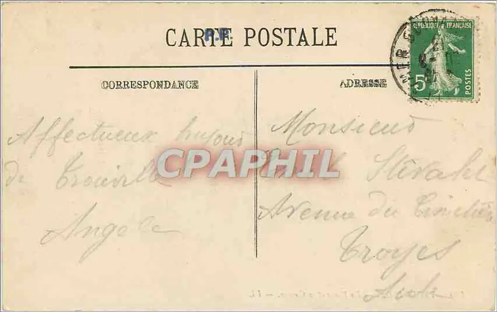 Trouville — La Plage et le Casino — LL. n°130 - Verso