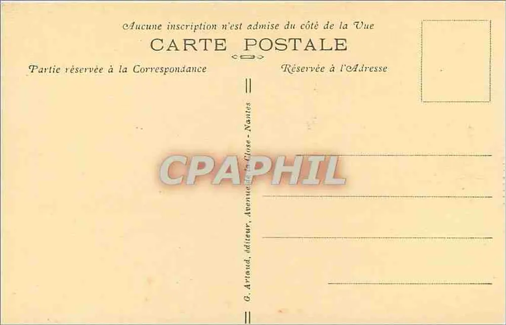 Bagnoles-de-l'Orne — Chapelle Saint-Jean-Baptiste — G. Arriand, éditeur - Verso