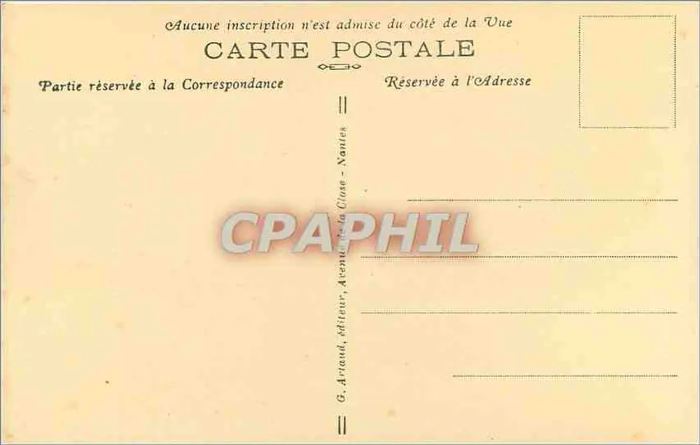 Bagnoles-de-l'Orne — Escalier du Grand Hôtel — G. Artand, éditeur - Verso