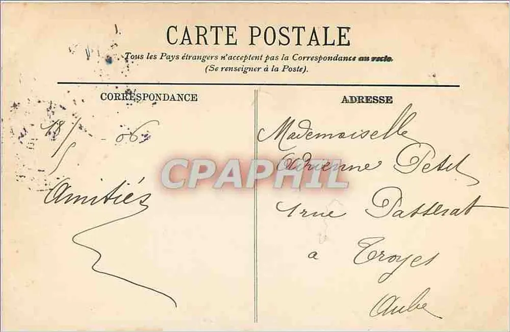 Paris — Die Heilige Kapelle und das Palais de Justice — LL. — n° 778 - Rückseite
