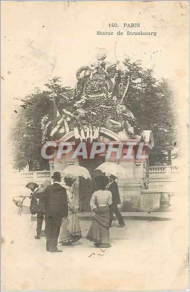 Estátua de Estrasburgo — Paris — 140 - Frente