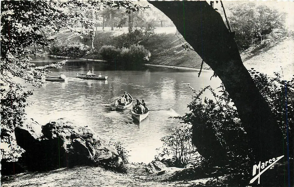 Unsere Freizeit am See — Der Bois de Boulogne — Nahe der unteren Seenfall — Marco - Vorderseite