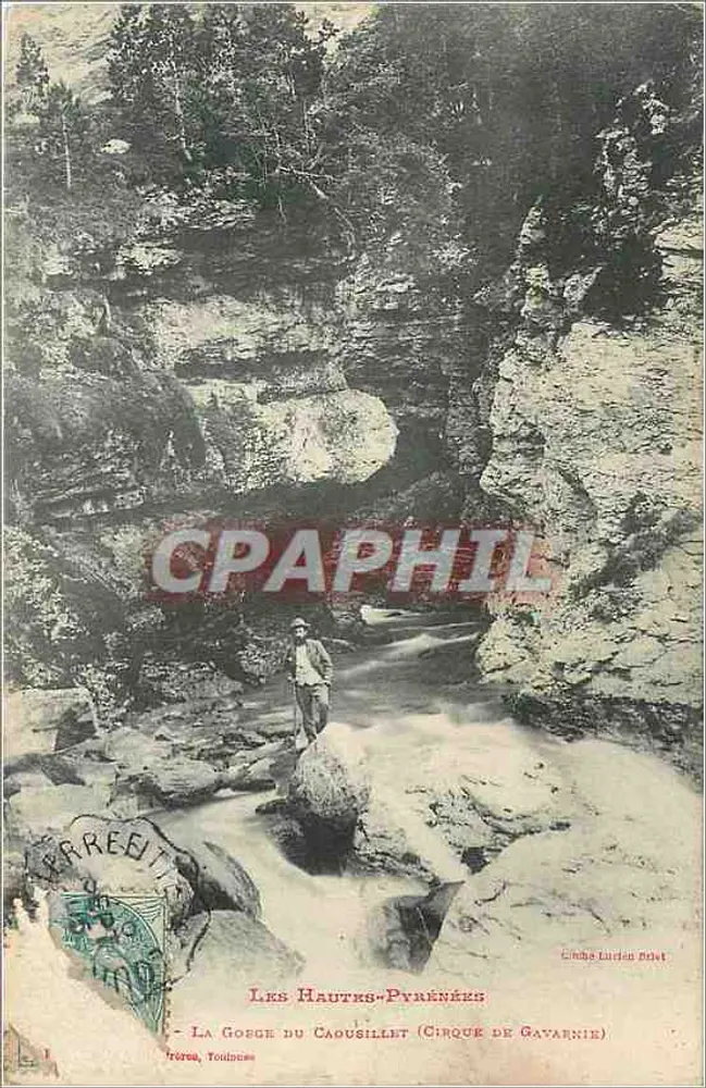 A Garganta do Caousillet (Cirque de Gavarnie) — Les Hautes-Pyrénées — Editor: Luchon Delat - Frente