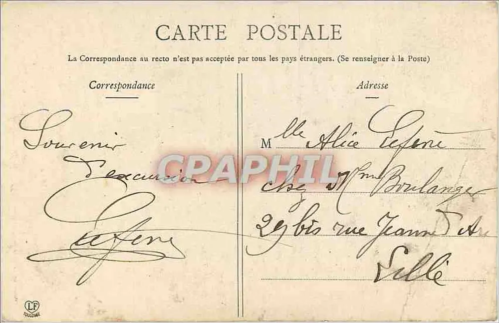 A Garganta do Caousillet (Cirque de Gavarnie) — Les Hautes-Pyrénées — Editor: Luchon Delat - Verso