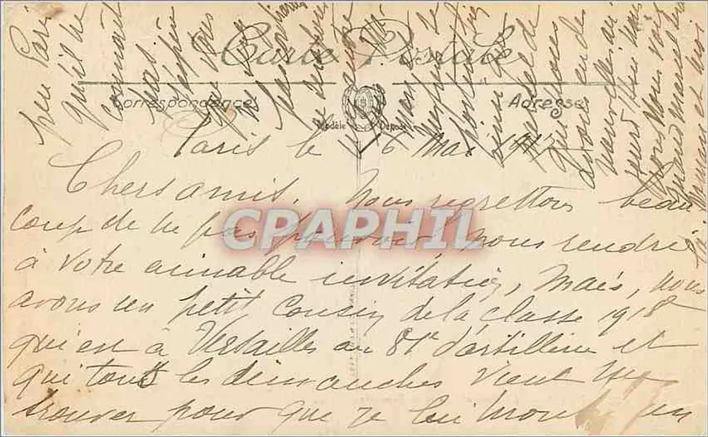 Paris — Le Pont d'Iéna et le Trocadéro — LL, n° 850 - Verso