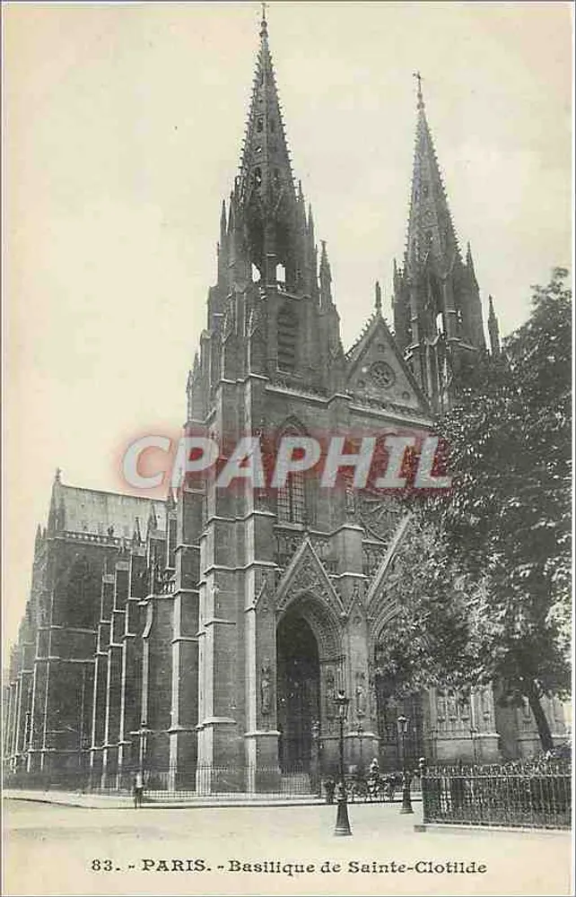 Paris - Basílica de Santa Clotilde — n°83 - Frente