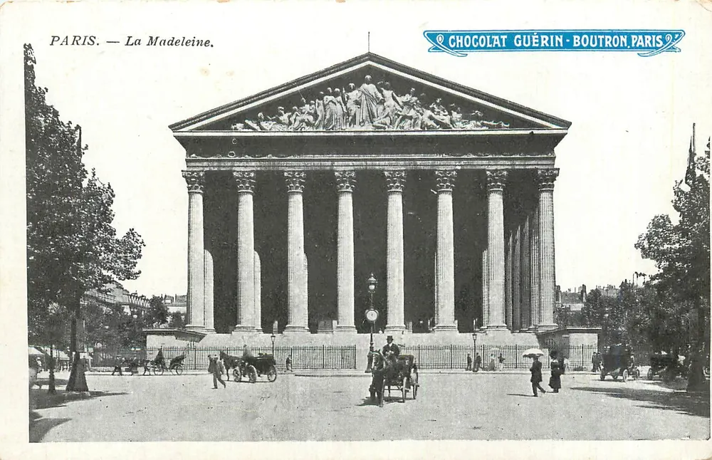 Paris — La Madeleine — Chocolat Guérin-Boutron, Paris - Recto