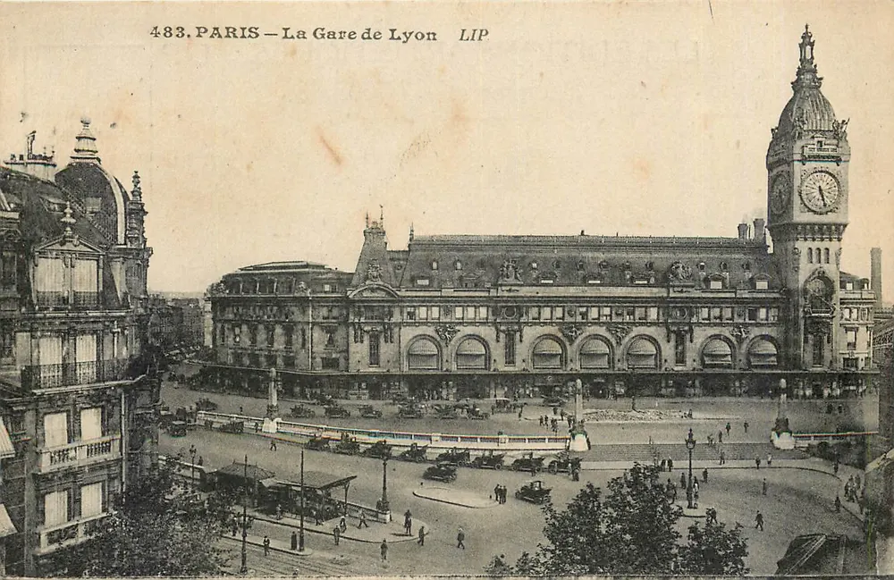 Paris — A Estação de Lyon — LIP 483 - Frente