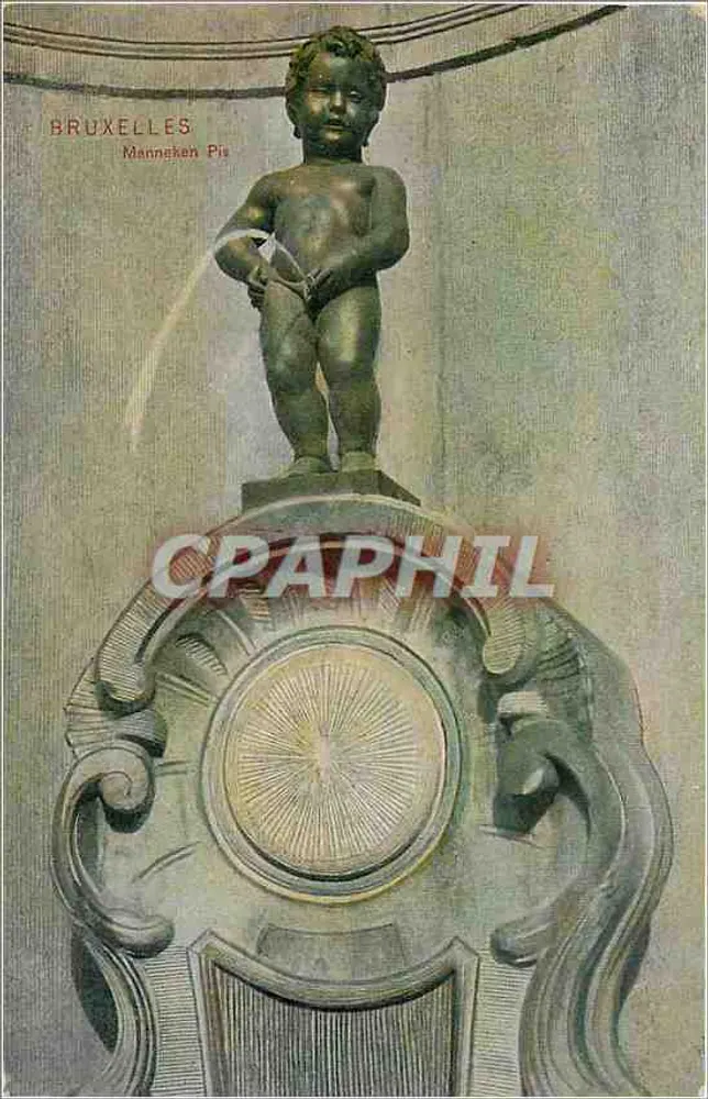 Manneken Pis — Bruxelas — Editor Van Brutzol, n° 52933 - Frente