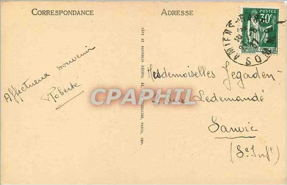 Amiens — Les Hortillonnages — ND - Verso