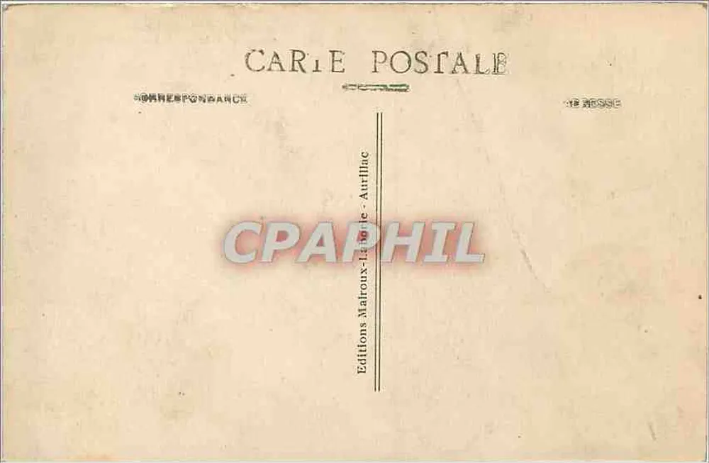 Château et Viaduc de Viescamp — Le Cantal pittoresque — Éditions Malroux-Aurillac, n°220 - Verso