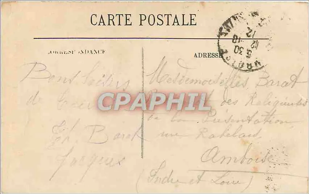 Tours — A Catedral Saint-Gatien (séculos XII e XVI) — LL - Verso