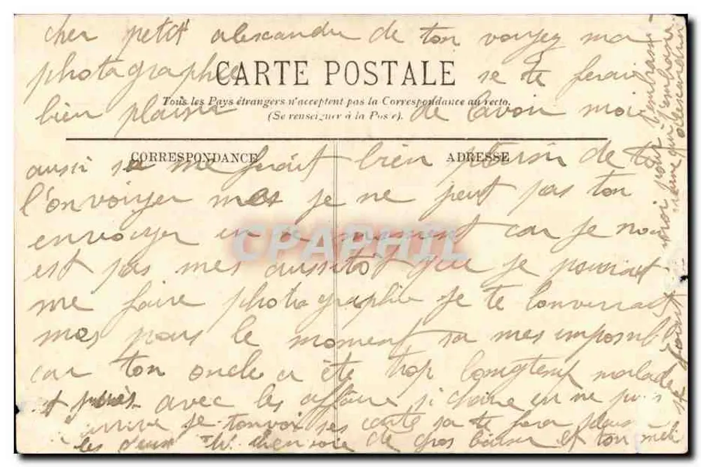 Deux-Sévres — Coiffe dite 'Bonnet rond.' — Éditée par V G - Verso
