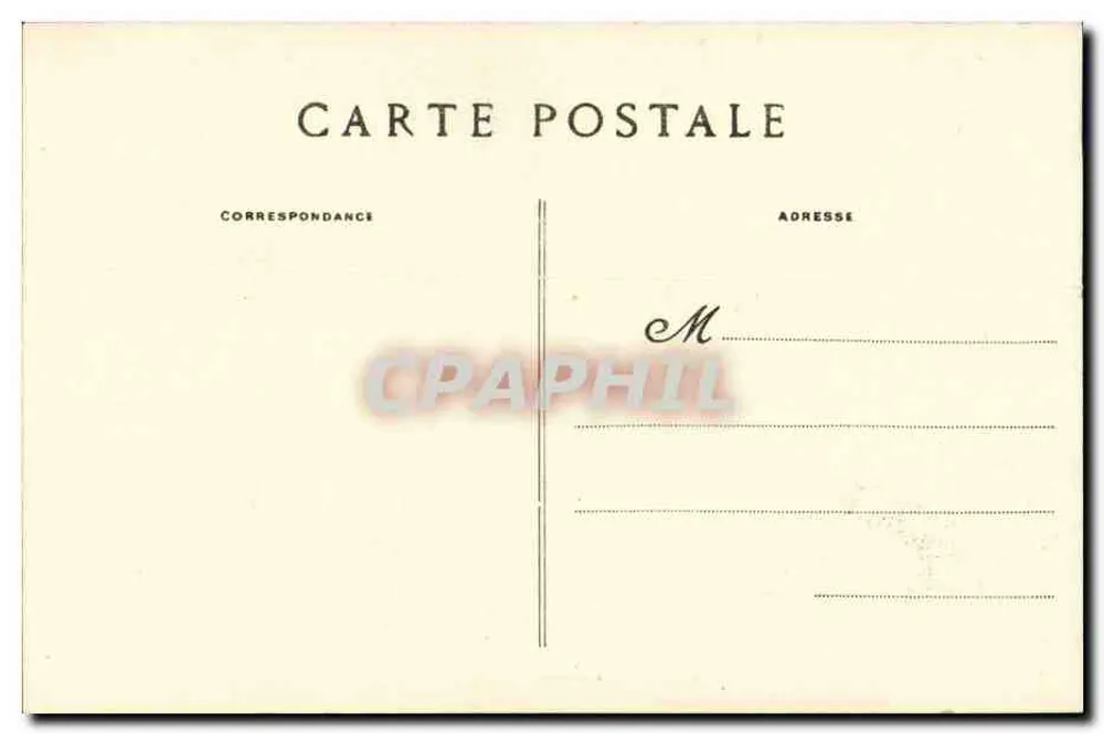 Jungmann aus Scaër — Sammlung Villard, Quimper — n° 4053 - Rückseite