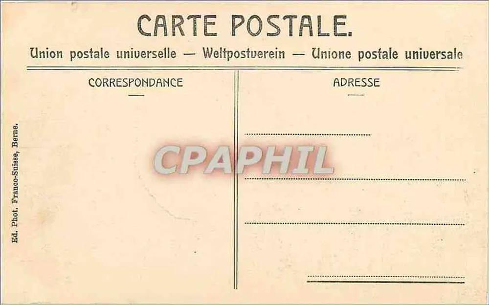 O Castelo de Chillon e as Dentes do Meio-Dia — B.&F. 142 - Verso