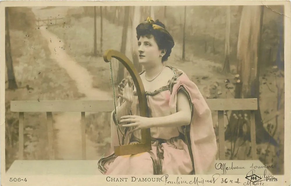 Canto de Amor — Pauline Michnot, editado por H. H. Paris, n° 506-4 - Frente