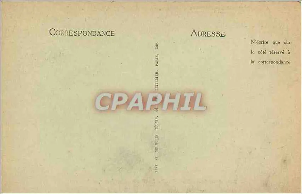 Fontainebleau - La Forêt - La Mare aux Pigeons — LL, n° 221 - Verso