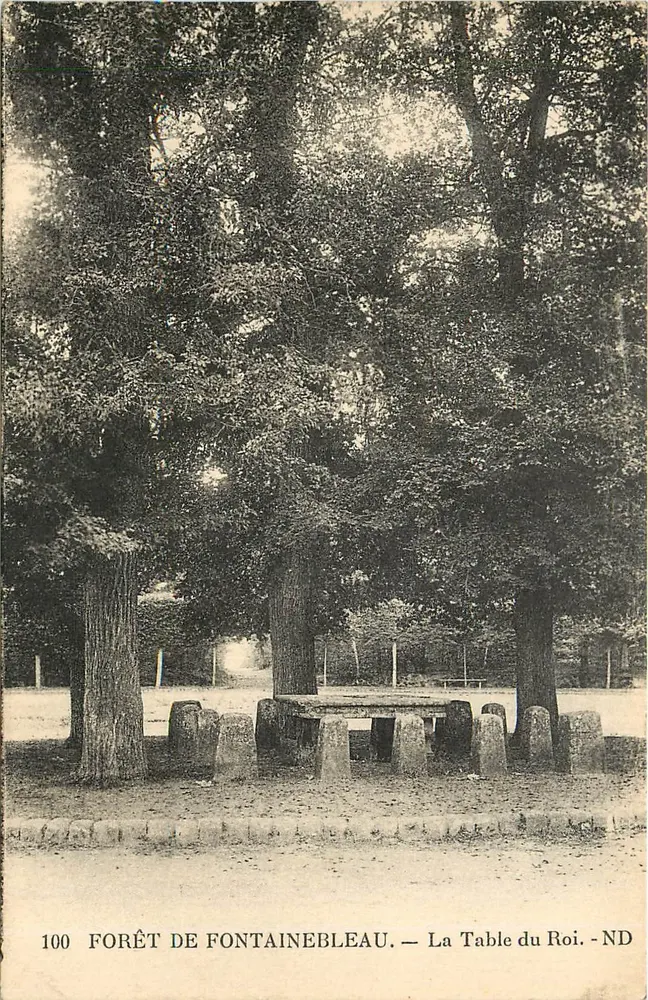 Foresta di Fontainebleau — La Table du Roi — ND - Recto
