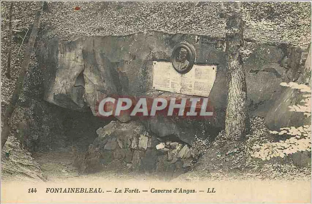 Fontainebleau — A Floresta — Caverna de Angas — LL - Frente