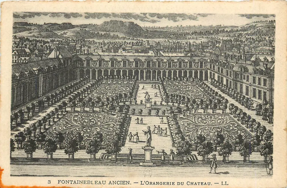 Fontainebleau Ancien — L'Orangerie du Château — LL - Recto