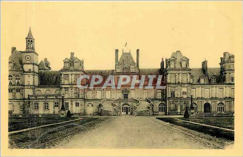 Château de Fontainebleau — algemene uitzicht — Uitgave van de Nationale Musea, n°1 - Voorkant