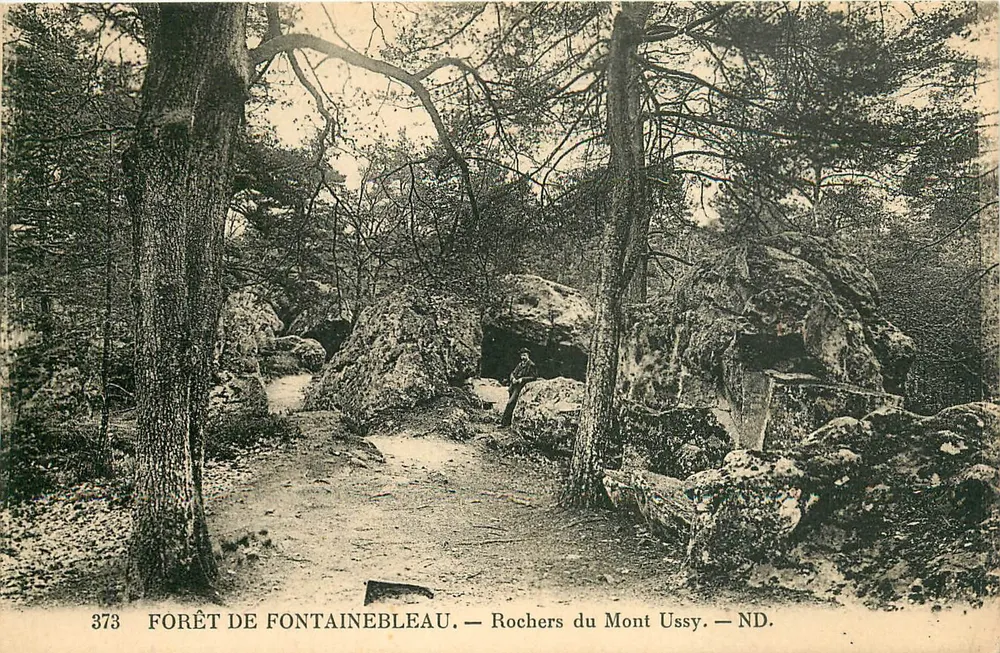 Wald von Fontainebleau — Felsen des Mont Ussy — ND. - Vorderseite