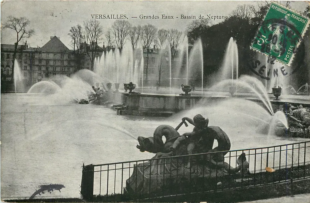 Versailles — Grandes Eaux - Bassin de Neptune — éditeur non visible - Recto