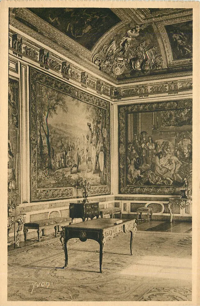 Salle de la Signature du Traité de Paix — Versailles — Édition d'Art YVON, n°21 - Recto